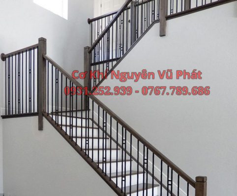 Thi công lan can cầu thang sắt tại Bình Dương
