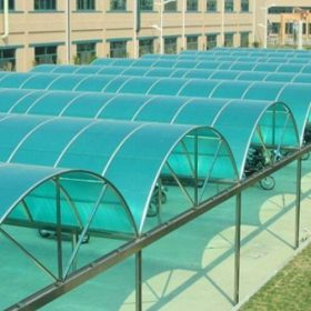 Thi công mái poly nhựa thông minh, mái che nhà xe