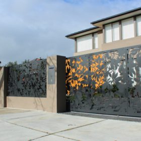 Mẫu hàng rào sắt cnc đẹp, hiện đại