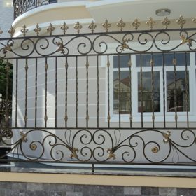 Hàng rào sắt nghệ thuật sắt mỹ thuật đẹp