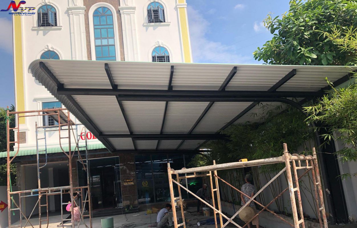 Lợp mái tôn nhà để xe