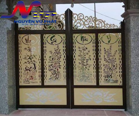 Làm cửa cổng sắt cnc đẹp tại Quận 12, Tphcm
