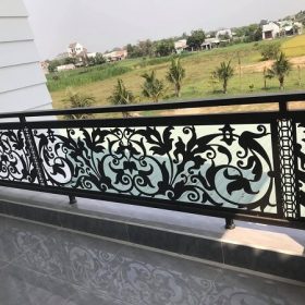 Lắp đặt Lan can sắt cắt cnc tại Thuận An