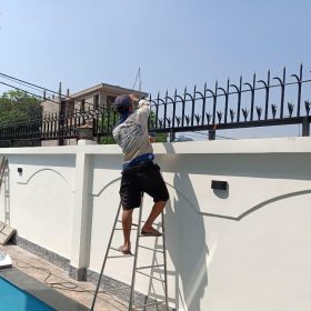 mẫu rào chông sắt đặc