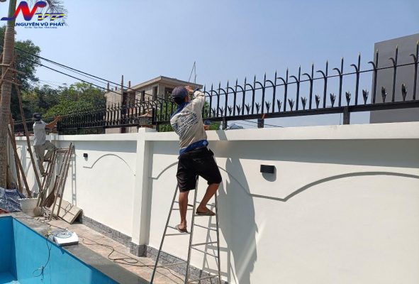 mẫu rào chông sắt đặc