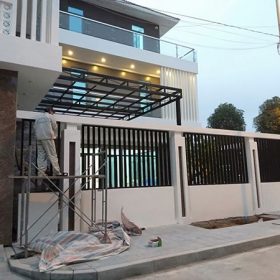 Hàng rào sắt hộp đẹp