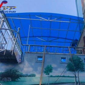 Lắp đặt mái che xuyên sáng tại Quận 12, Tphcm
