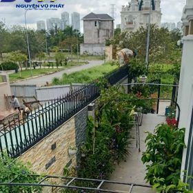 làm hàng rào chông sắt đặc bảo vệ