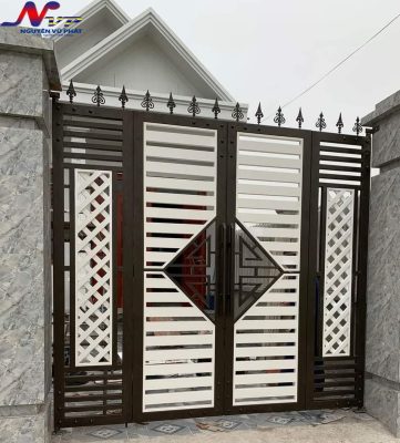 Thi công làm cửa cổng sắt cnc đẹp tại Tân Uyên chất lượng