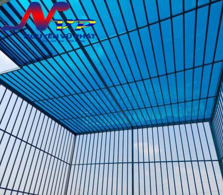 Khung sắt bảo vệ sân thượng bằng sắt hộp