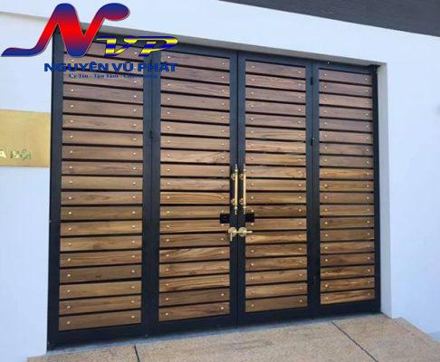 Cửa cổng sắt đẹp, cửa sắt giá rẻ, mẫu cửa sắt đơn giản hiện đại
