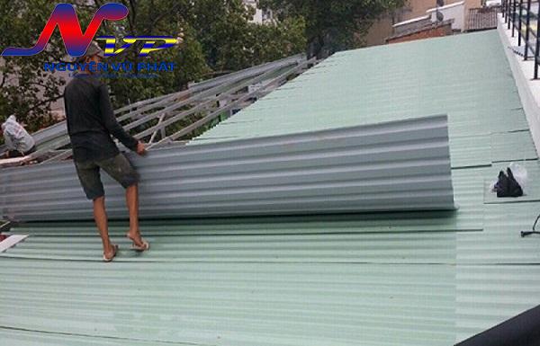 Công trình thi công mái tôn tại Quận 9 | Báo giá trọn gói